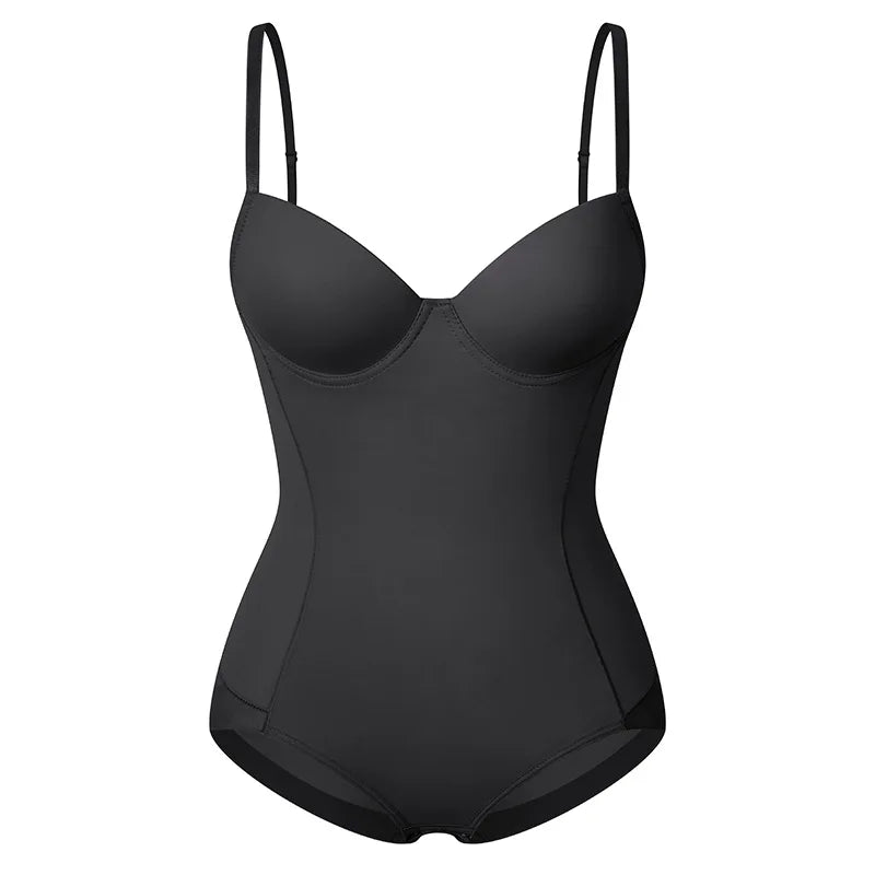 Women's Waist Trainer Shaping Bodysuit With Boning Full Body Tummy Control Shapewear Waist Trainer Corset