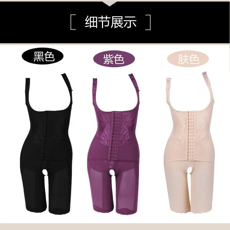 Women's Bodysuit Full Body Waist Corsets Butt Lifter Waste Trainer Underbust Corset Shapewear Mesh Women Hip Shapewear