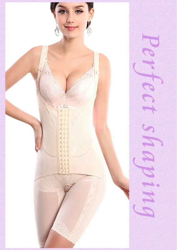 Women's Bodysuit Full Body Waist Corsets Butt Lifter Waste Trainer Underbust Corset Shapewear Mesh Women Hip Shapewear