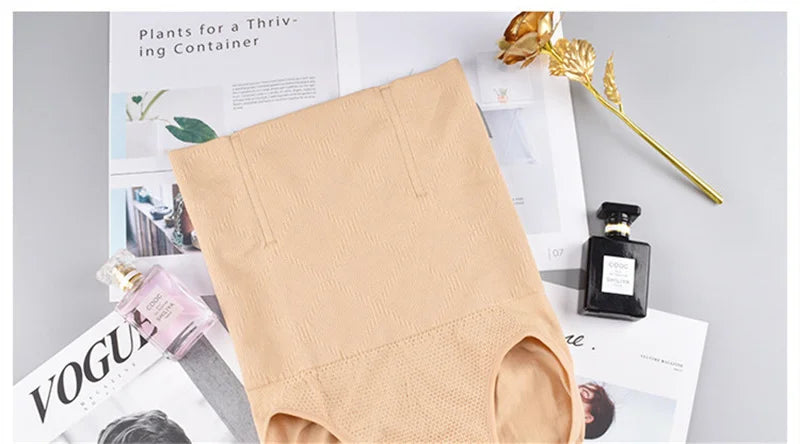 High-Waist Women's Shaping Panties - Breathable Slimming Tummy Control Hip-Lifting Corset Briefs Body Shapewear Underwear