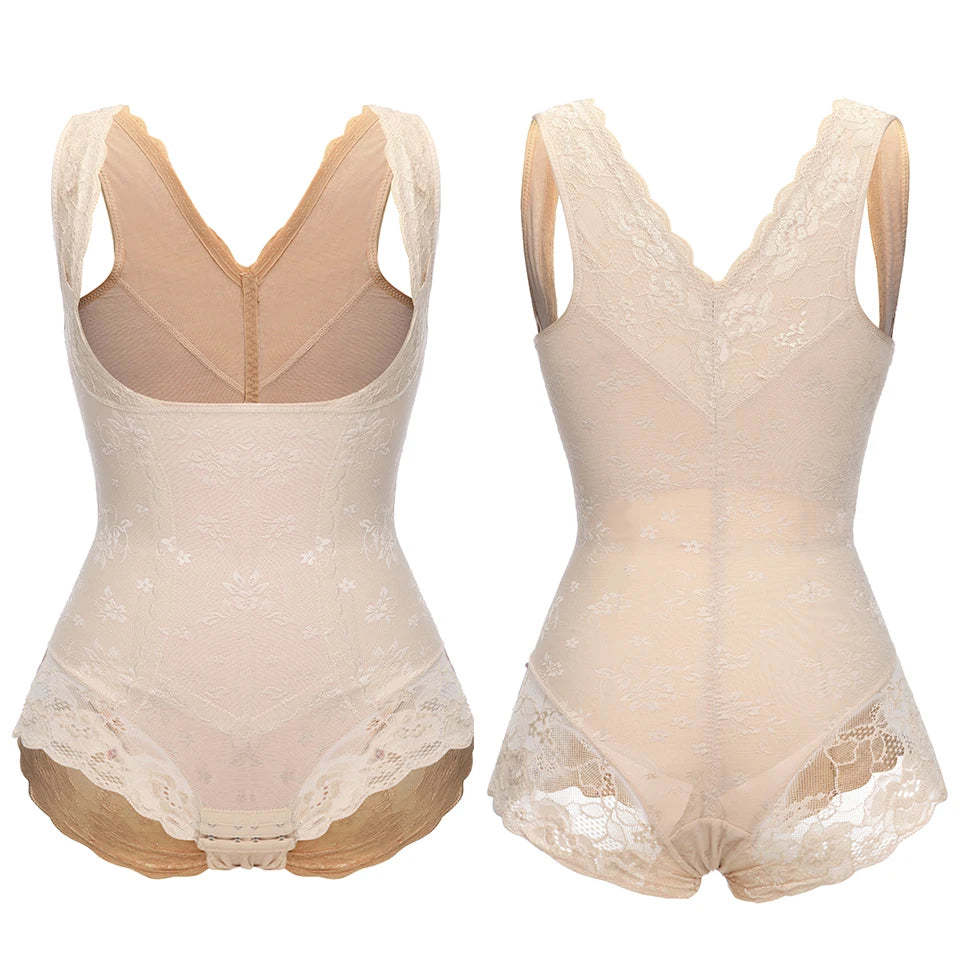 Women's Shapewear Waist Trainer Bodysuits Slimming Underwear Seamless Full Body Shaper Firm Control Bodybriefer Postpartum Fajas