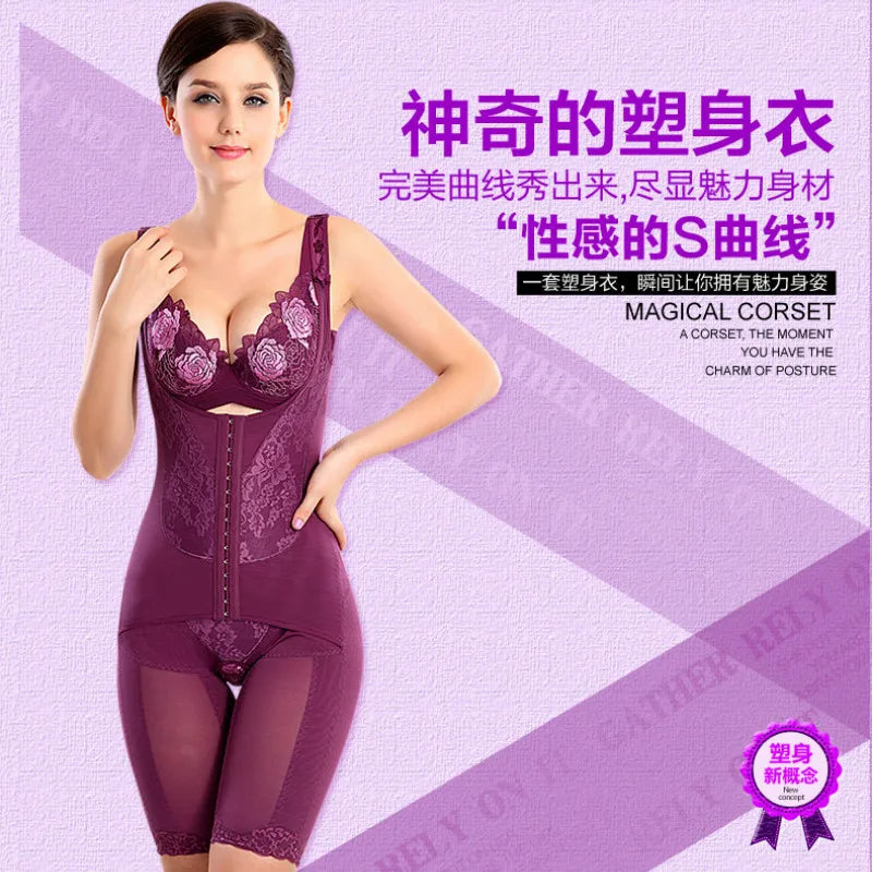 Women's Bodysuit Full Body Waist Corsets Butt Lifter Waste Trainer Underbust Corset Shapewear Mesh Women Hip Shapewear