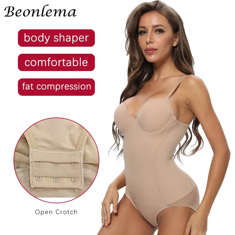 Sexy Underwear Women Fantasy Bodysuit Waist Shapers Female Modeling Strap Hip Lace Underwear Open Crotch Shapewear With A Bra