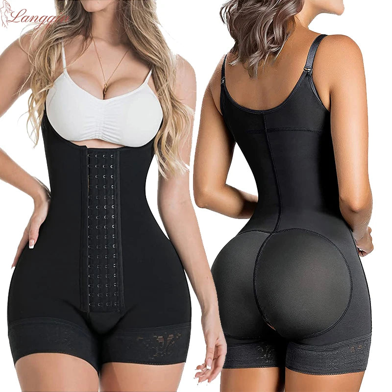 Women Slimming Postpartum Girdles Push Up Tummy Control Body Shaperwear Butt Lifter Bodysuits Full Body Shaper