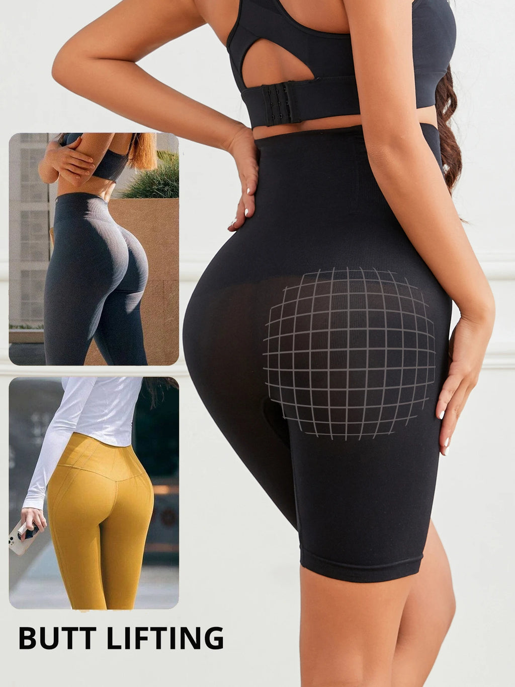 Shapewear for Women High Waist Trainer Panties Tummy Control Hip Butt Lifter Shorts Slimming Sheath Ladies Mid Thigh Body Shaper