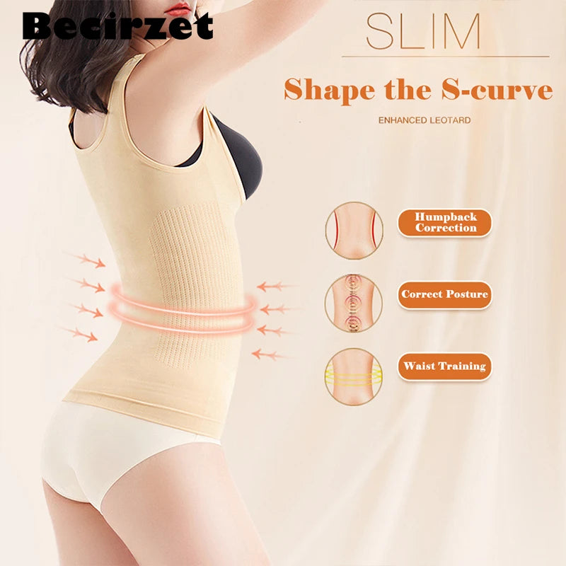 Body Shapers Women'S Underwear Modeling Strap Loses Belly Corset For Slimming Top Armpit Waist Trainer Tummy Control Shapewear