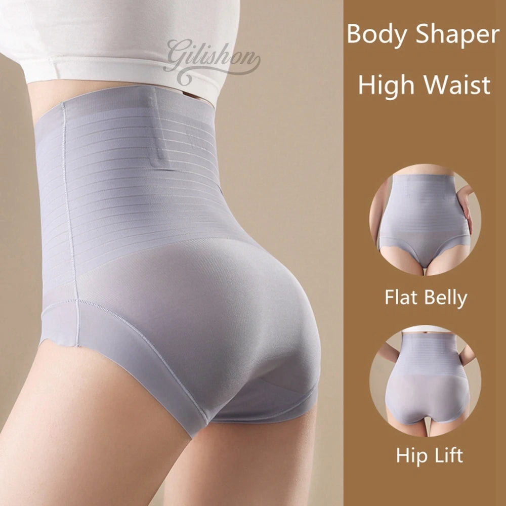 Slimming Shorts Women Body Shaper High Waist Flat Belly Sheathing Panties Hip Lift Shaping Underwear Tummy Control Shapewear