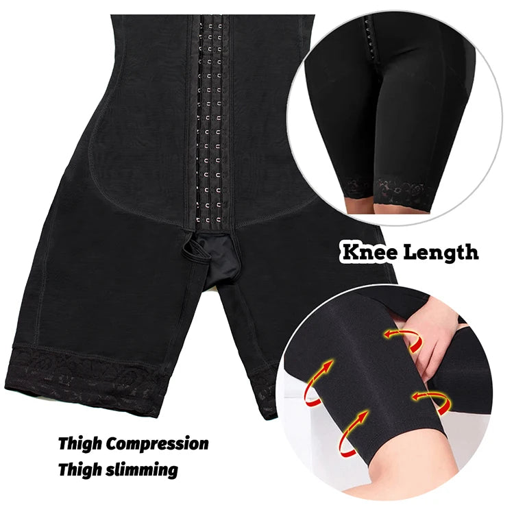 Girdles Shapewear Faja Colombianas Shaper Bodysuits Tummy Slimming Corset Full Body Reducer Postpartum Carving Bodices Sheath