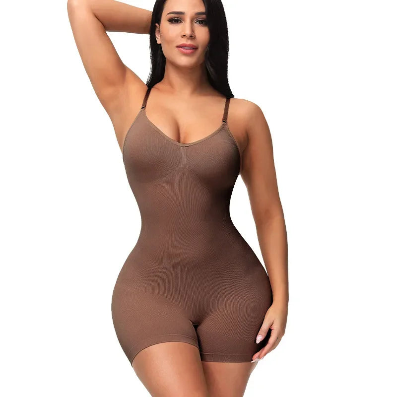 Women Bodysuit Shapewear Full Body Shaper Tummy Control Slimming Sheath Butt Lifter Push Up Thigh Slimmer Abdomen Shapers Corset