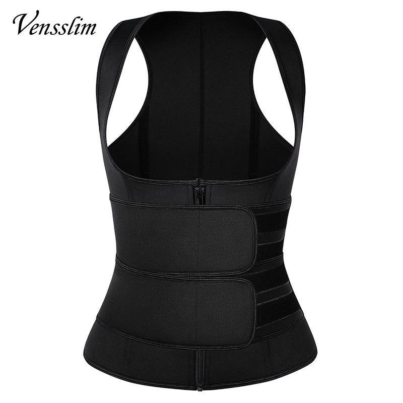 Women Waist Trainer Vest Body Shaper Neoprene Sauna Sweat Suit Slimming Sheath Workout Corset Top Shapewear Fitness Trimmer Belt