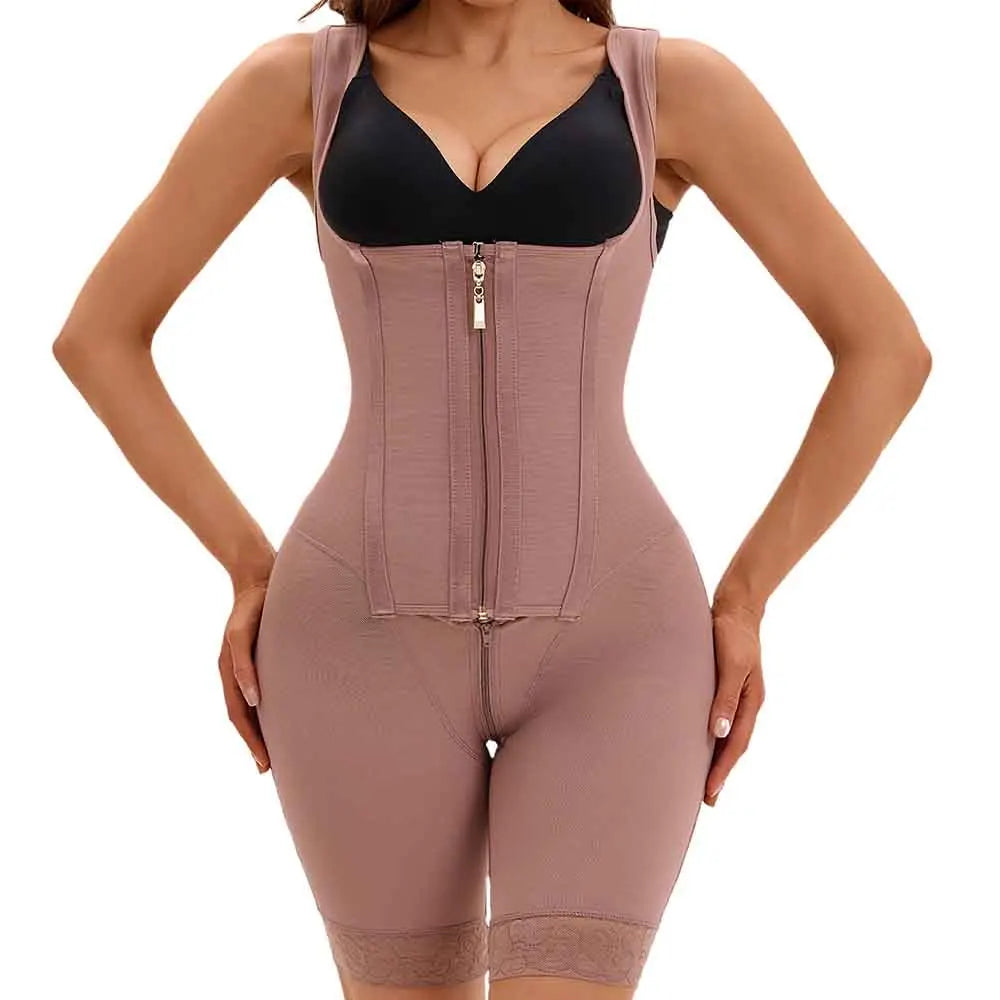 Fajas Colombianas Post Tummy Shapers Women Fully Body Shaper Waist Trainer Firm High Compression Shapewear Reducing and Shaping