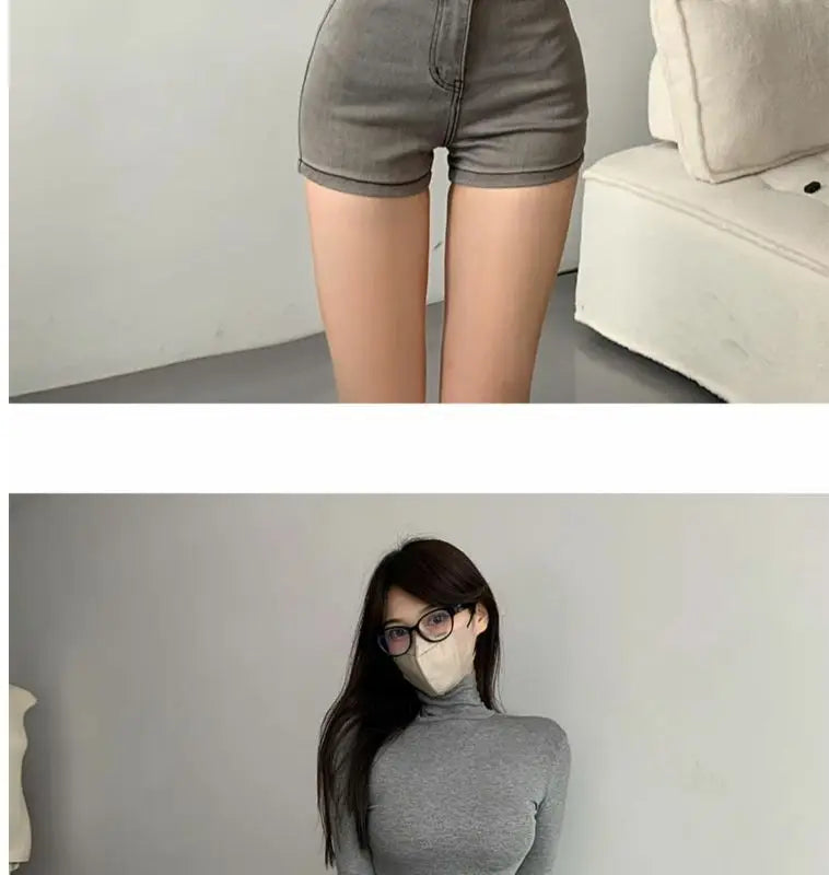 Women's Round Collar Elastic Bodysuit Long Sleeve Jumpsuit Shapewear Shaper Lady Sexy Seamless Female  Clothes Autumn Winter