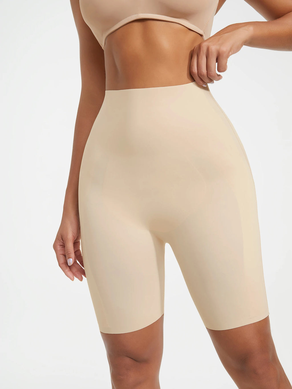 Ladies' Shapewear Pants With A Cinched Belly Comfortable, Seamless Lifting Of Hips And Leg Cuffs, Breathable Shapewear Pants