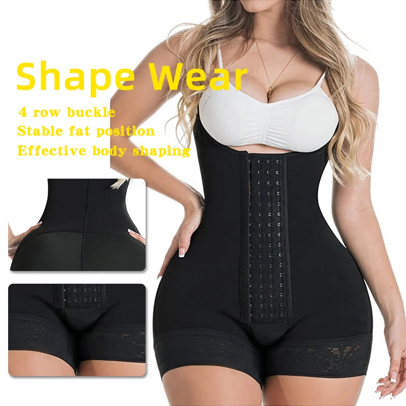 Women Slimming Postpartum Girdles Push Up Tummy Control Body Shaperwear Butt Lifter Bodysuits Full Body Shaper