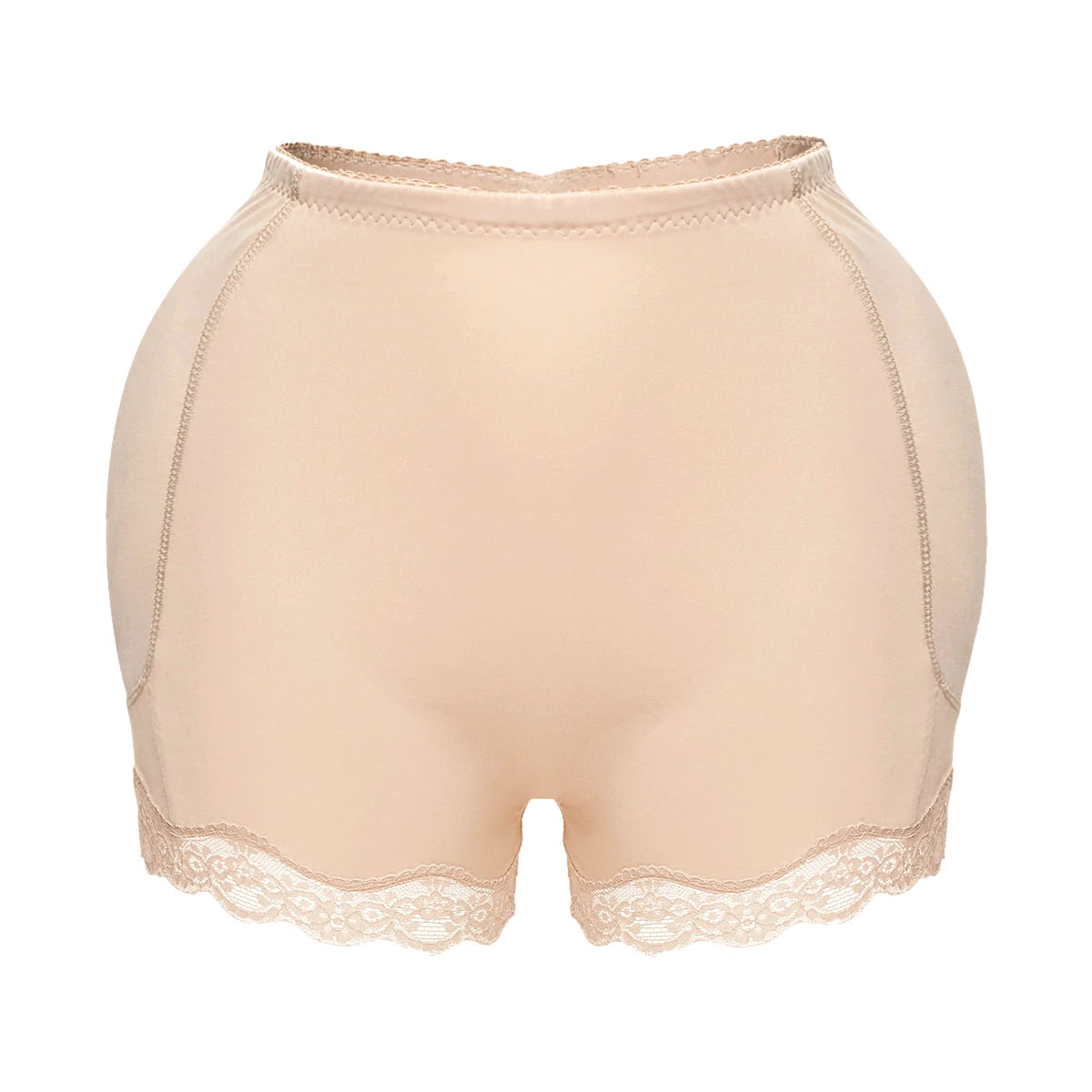 Women Padded Butt and Hip Shapewear Fake Ass Butt Pads Buttocks Panties with Lace Sexy Butt Push Up Panty Body Shaper Shorts