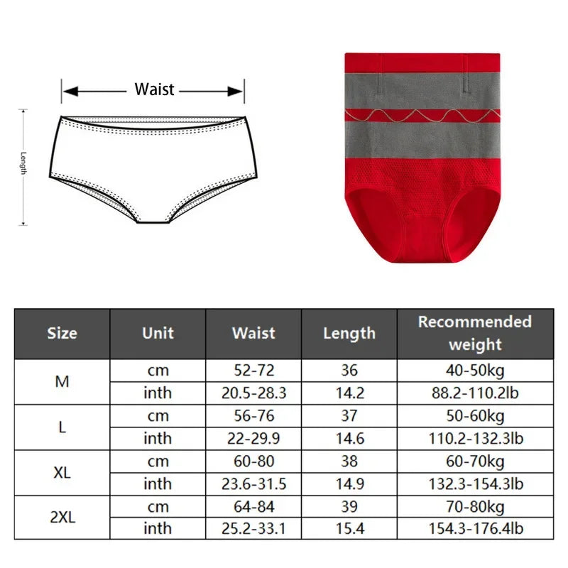 Belly Slimming Panties Waist Trainer Body Shapers Women Seamless Tummy Control Underwear Postpartum High Waist Shapewear Panty