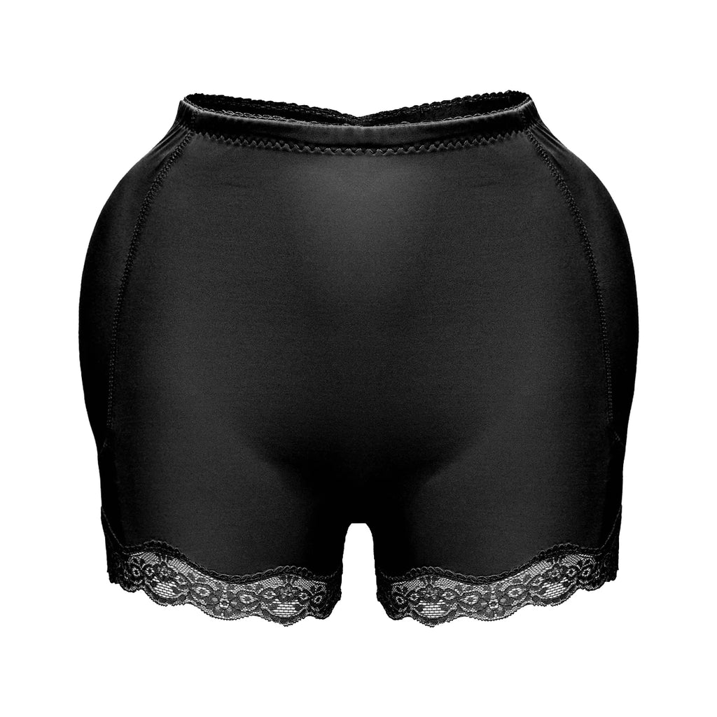 Women Padded Butt and Hip Shapewear Fake Ass Butt Pads Buttocks Panties with Lace Sexy Butt Push Up Panty Body Shaper Shorts
