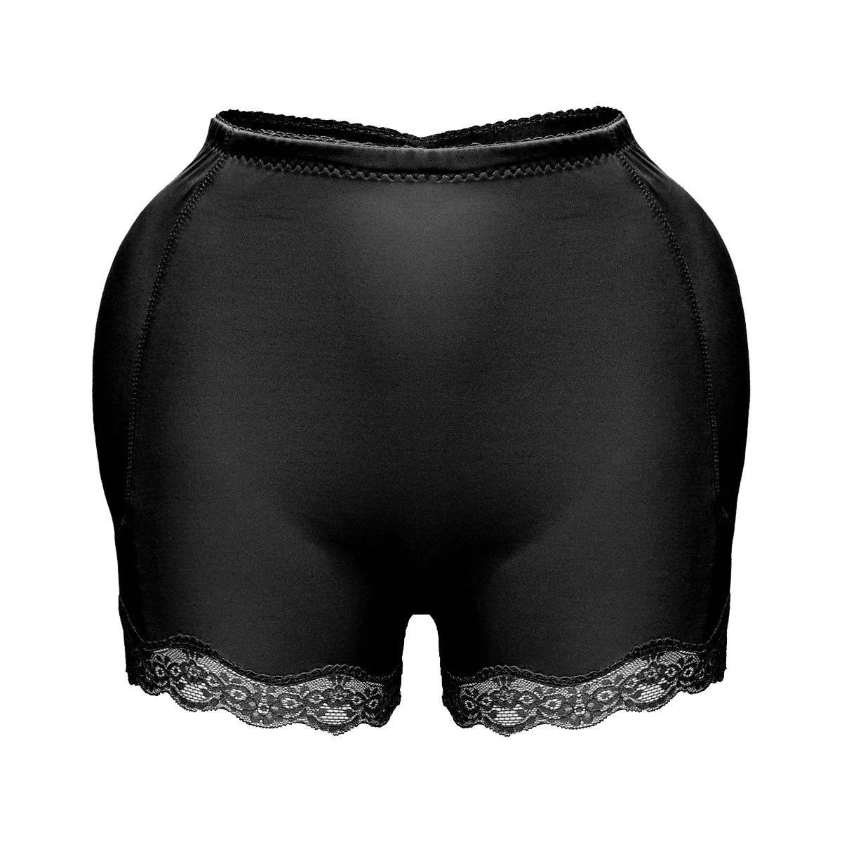 Women Padded Butt and Hip Shapewear Fake Ass Butt Pads Buttocks Panties with Lace Sexy Butt Push Up Panty Body Shaper Shorts