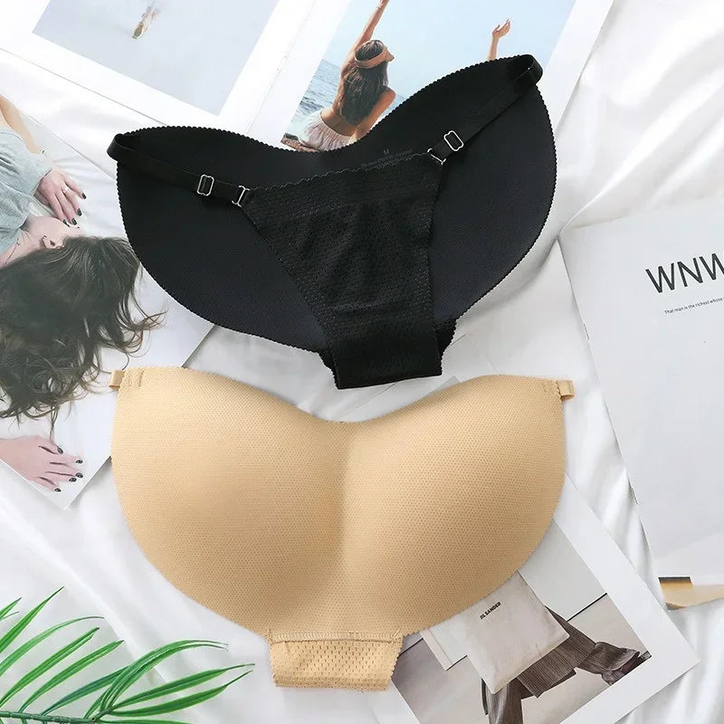 Sexy Fake Ass Body Shapers Women Underwear Butt Lifte Plus Size Padded Panties Buttocks Enhancer Hip Pads Shapewear Winter Faja