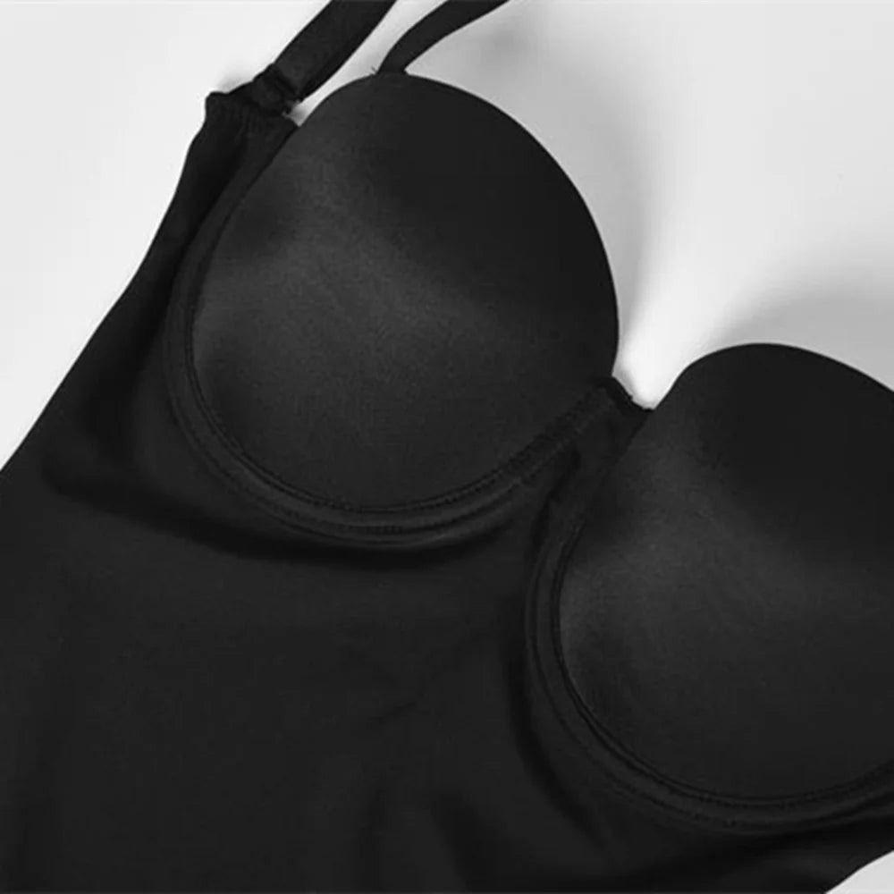 Women's Full Body Shaper Corset Sexy Seamless Backless Bra Wedding Bridal Dress Thong Slimming Bodysuit Invisible Bra Underwear