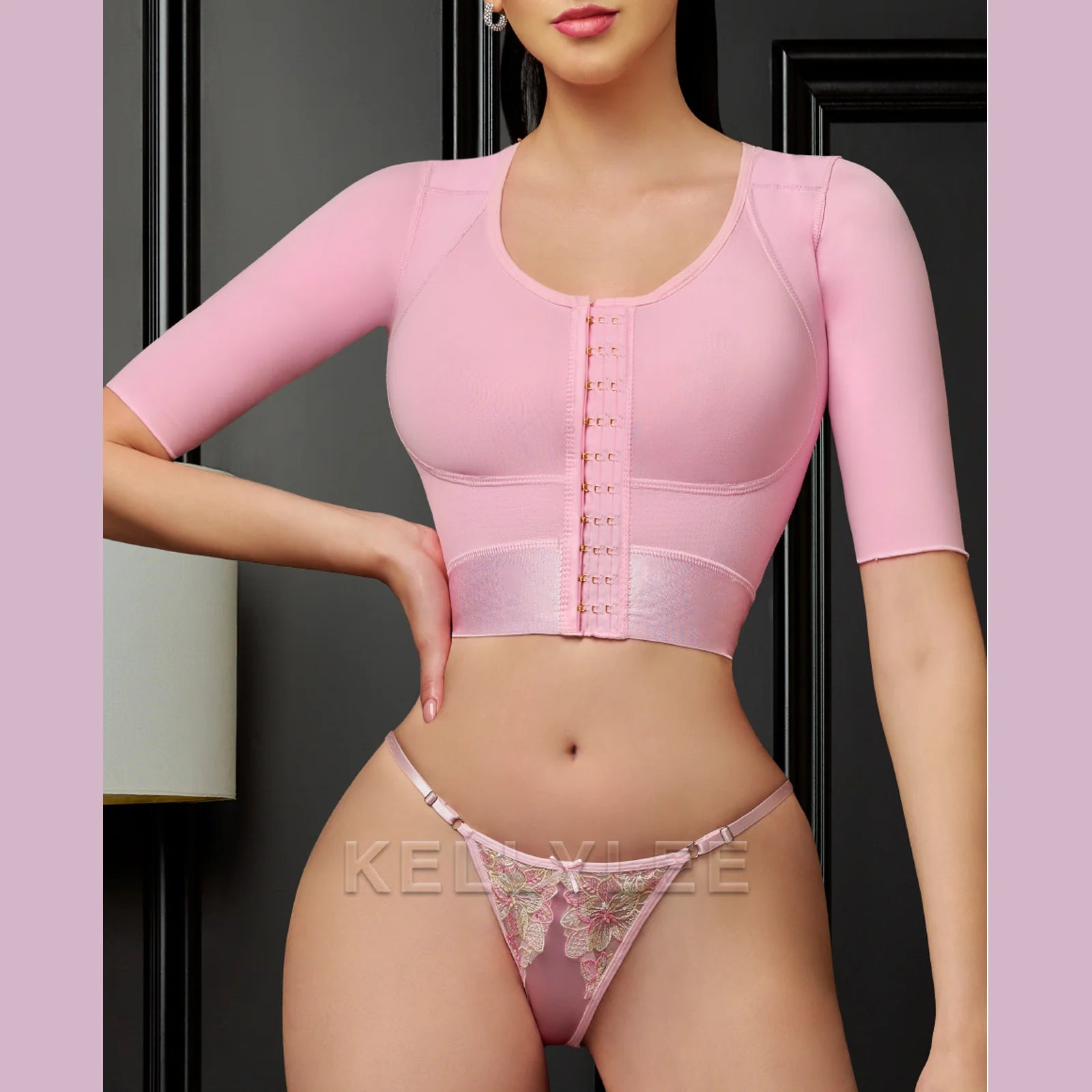 Shaper Tops for Women Arm Compression Post Surgery Front Closure Bra Tank Top Shapewear Seamless Shaped Up Fajas Colombianas