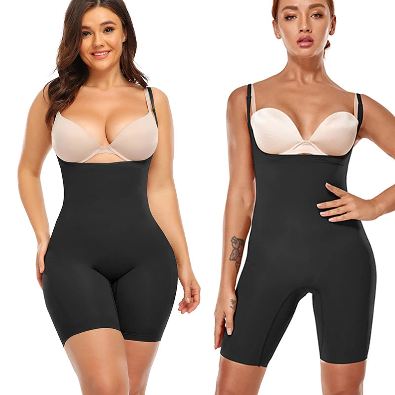 Shapewear Bodysuit for Women Tummy Control Full Body Shaper Thigh Slimmer Shorts Waist Trainer Slimming Underwear Belly Fajas