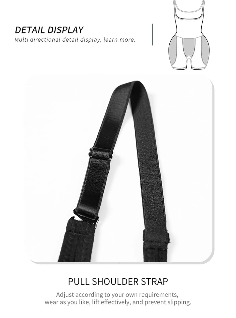 Women Upgraded Butt Lifing Shapewear Hourglass Body Shaper Bodysuit with Side Hip Pads Booty Enhancer Tummy Control Corset Fajas