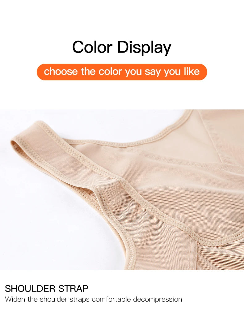 Women Sexy Body Shaper Waist Corset Upper Support Gather Vest-style Body Shaper Postpartum Abdomen Corset Fajas Colombianas