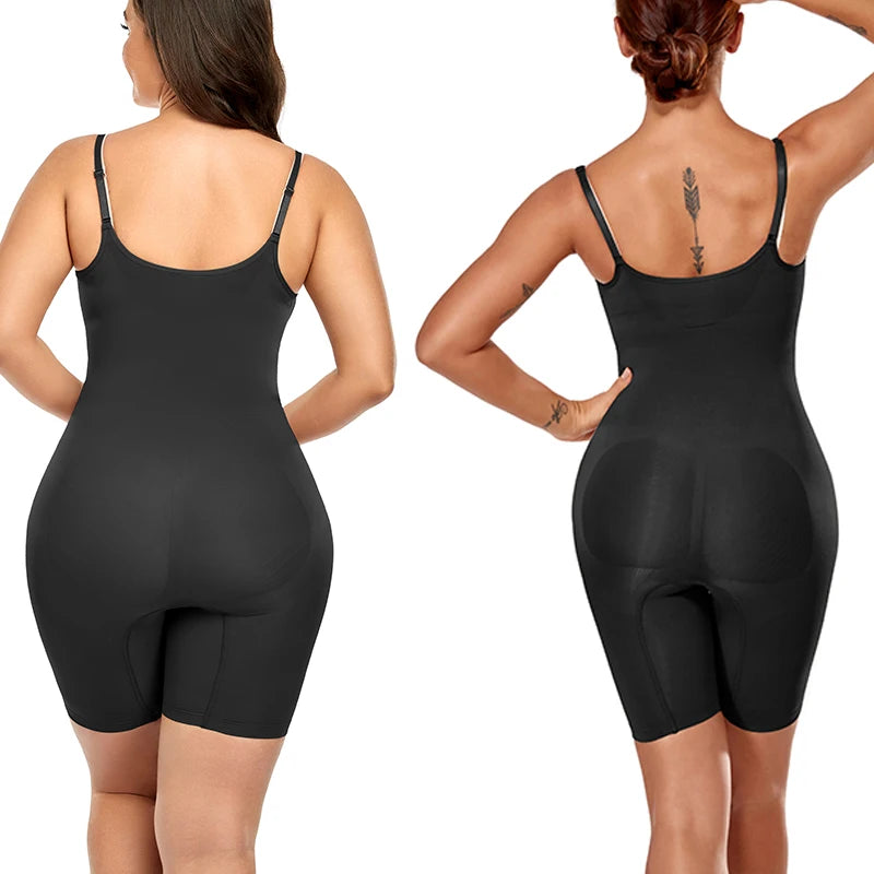 Shapewear Bodysuit for Women Tummy Control Full Body Shaper Thigh Slimmer Shorts Waist Trainer Slimming Underwear Belly Fajas