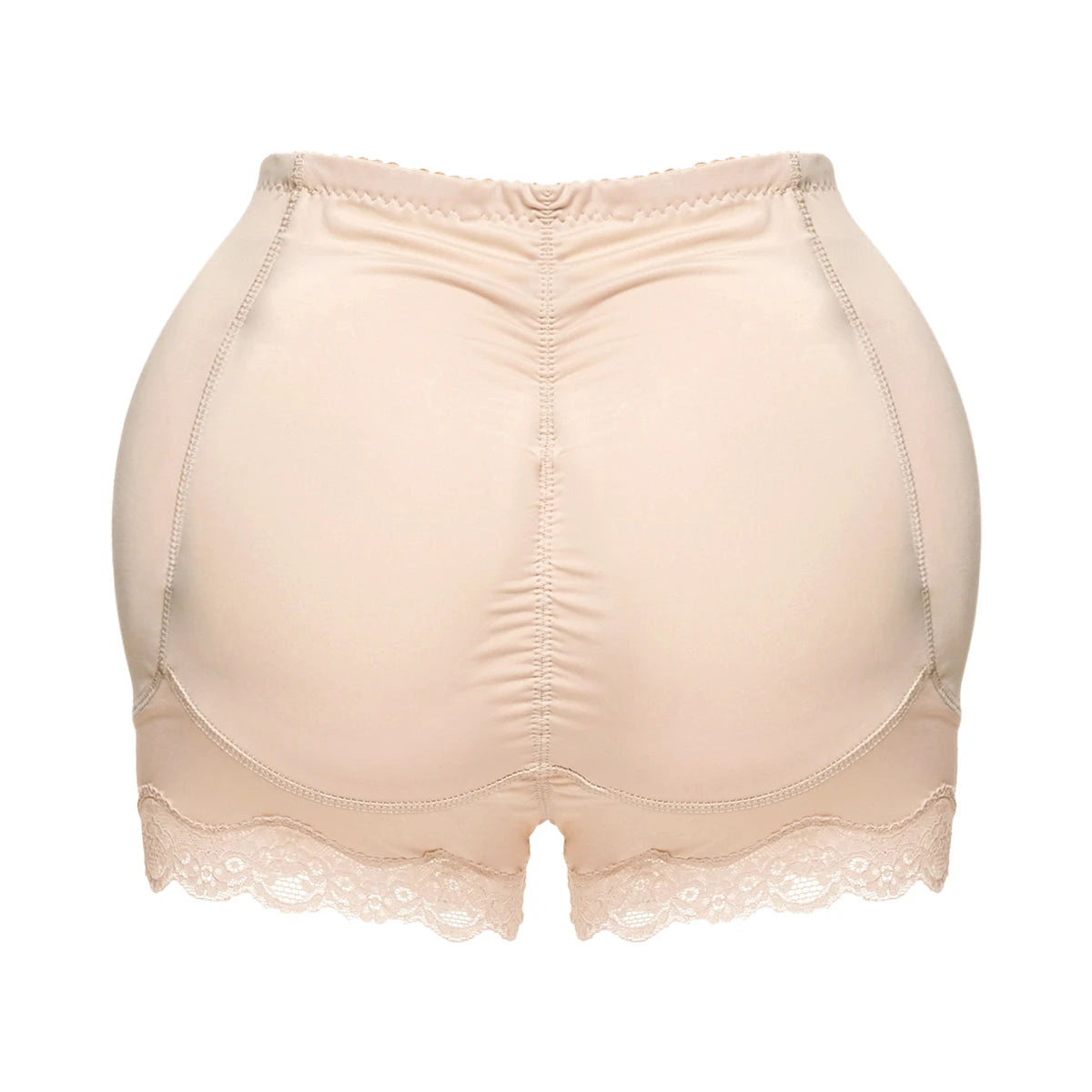 Women Padded Butt and Hip Shapewear Fake Ass Butt Pads Buttocks Panties with Lace Sexy Butt Push Up Panty Body Shaper Shorts