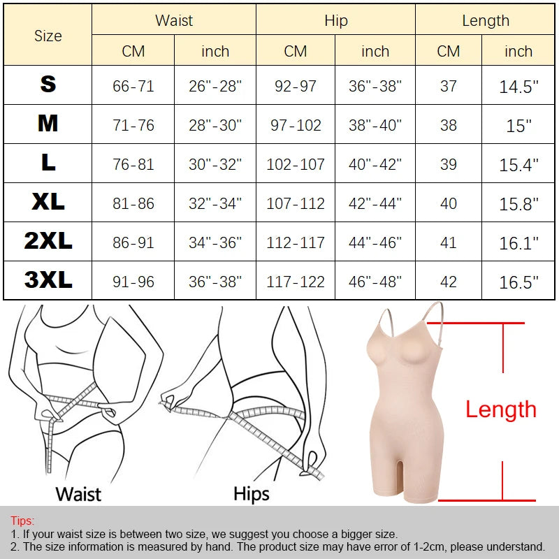 Shapewear Bodysuits for Women Tummy Control Full Body Shaper Thigh Slimmer Shorts Waist Trainer Slimming Underwear Belly Fajas
