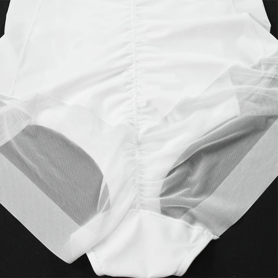 Sexy Underwear Women Fantasy Bodysuit Waist Shapers Female Modeling Strap Hip Lace Underwear Open Crotch Shapewear With A Bra