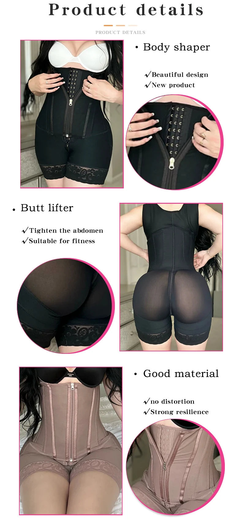 Women High Compression Girdle Shaper Postpartum Belly flat Sheath Waist Trainer  Colombia Abdomen Control Shapewear