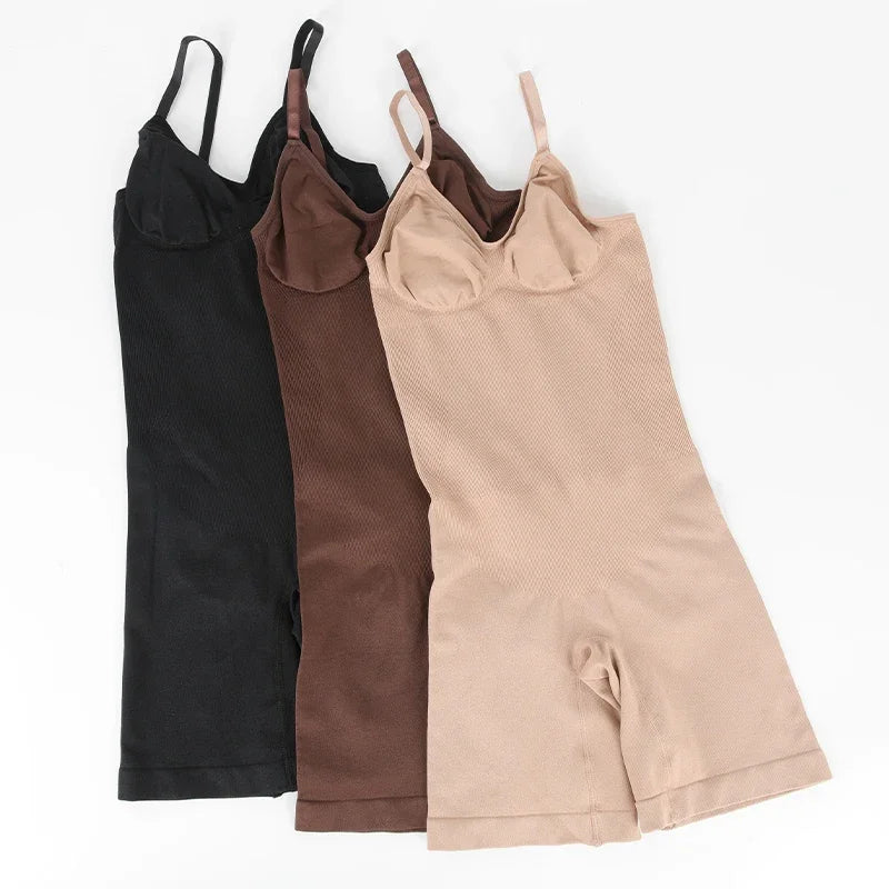 New Bodysuit Shapewear Women Tank Top Tummy Control Full Body Shaper Anti Chafing Shorts Slimming Waist Trainer Butt Lifter