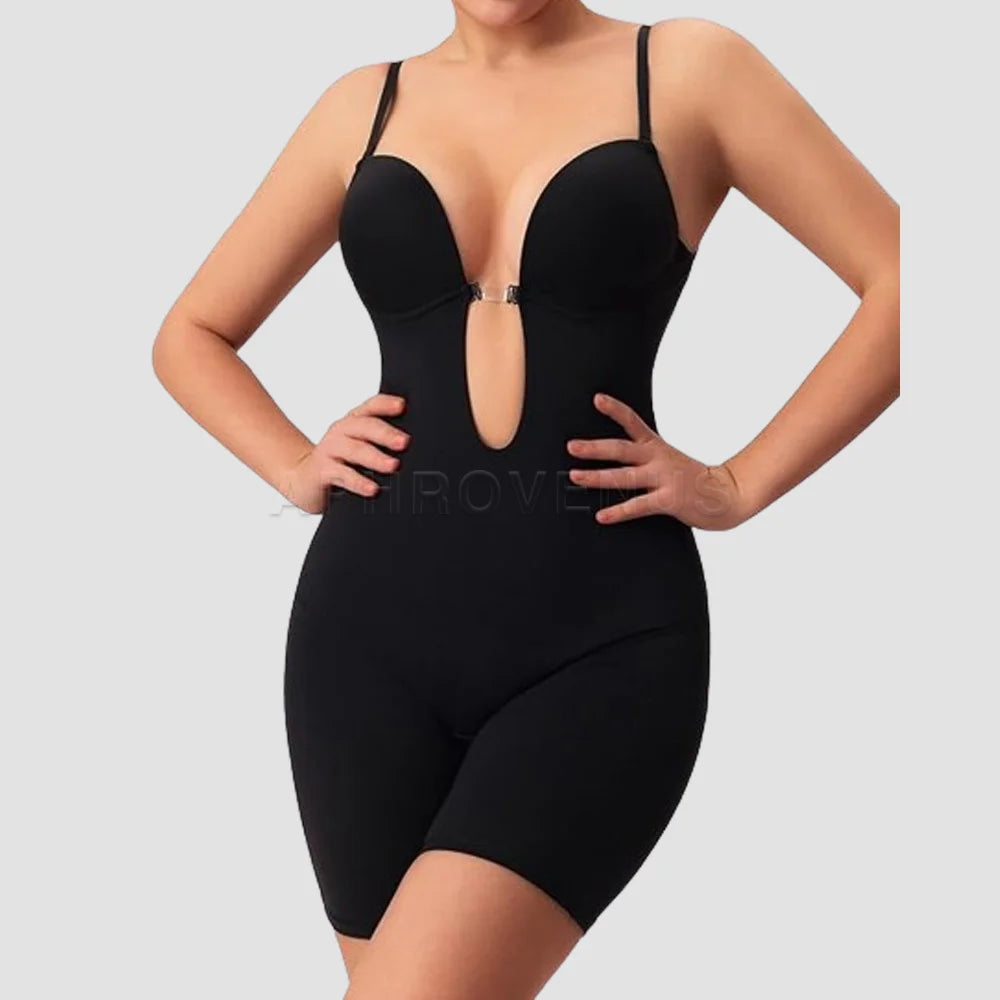 Women Sexy Underwire Rompers Low-Back Shapewear Casual Body Shapers Stretch Bodys Jumpsuit with Everyday & Party Use