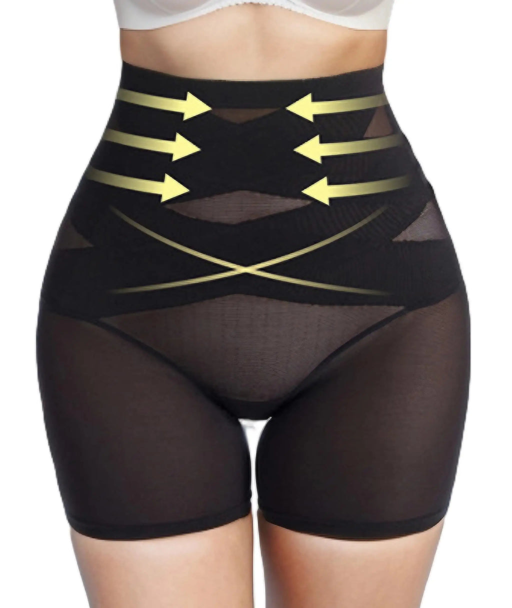 Women's Shapewear Pants Are Comfortable Breathable Hip Lifting Abdominal Control One-Piece Slim Fit Waist Cinching Shorts