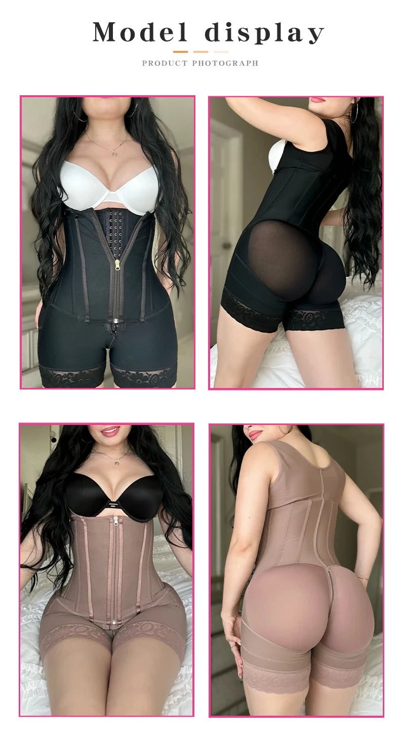 Women High Compression Girdle Shaper Postpartum Belly flat Sheath Waist Trainer  Colombia Abdomen Control Shapewear