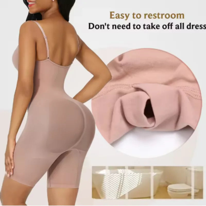 Shapewear Bodysuit For Women Fajas Seamless Full Body Shaper Waist Trainer Push Up Corset Tummy Control Butt Lifter Slimming