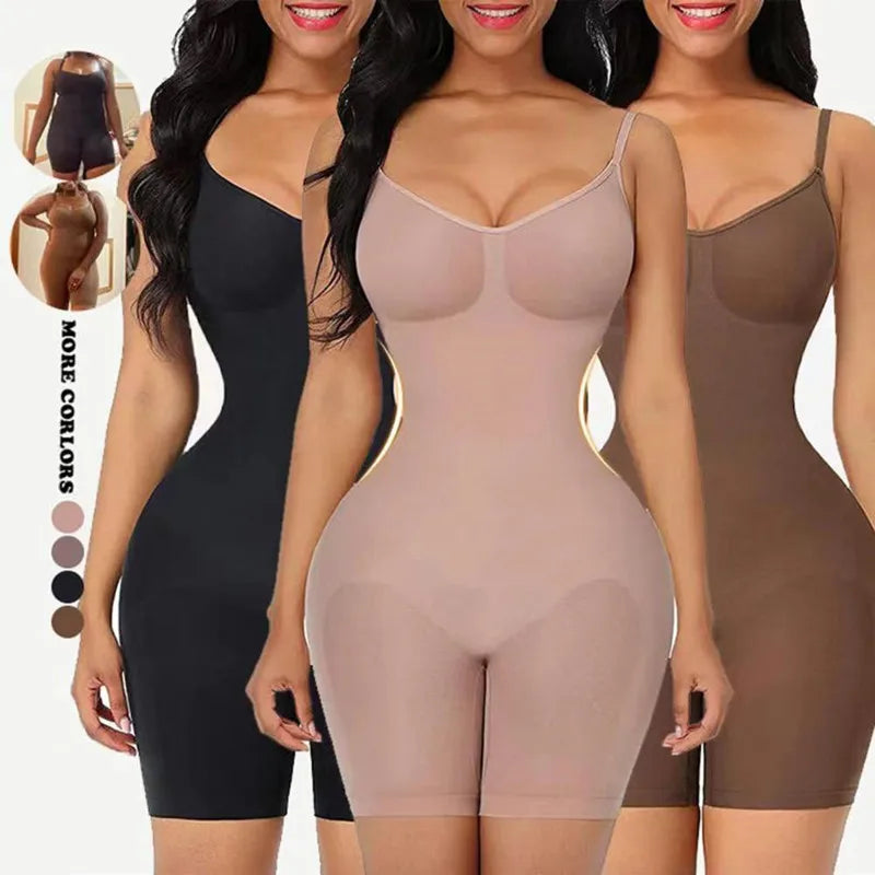 Shapewear Bodysuit For Women Fajas Seamless Full Body Shaper Waist Trainer Push Up Corset Tummy Control Butt Lifter Slimming