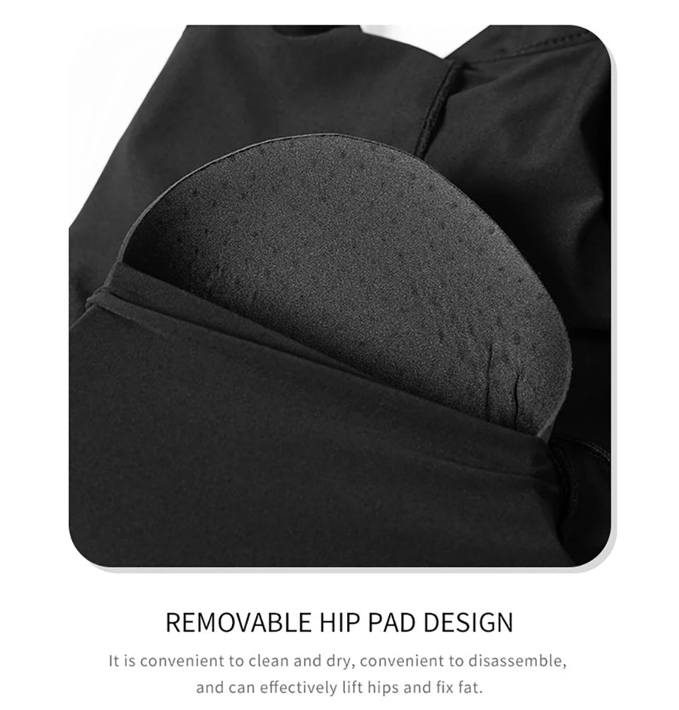 Women Upgraded Butt Lifing Shapewear Hourglass Body Shaper Bodysuit with Side Hip Pads Booty Enhancer Tummy Control Corset Fajas