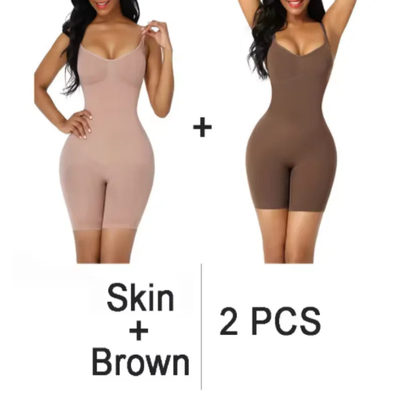 Shapewear Bodysuit For Women Fajas Seamless Full Body Shaper Waist Trainer Push Up Corset Tummy Control Butt Lifter Slimming