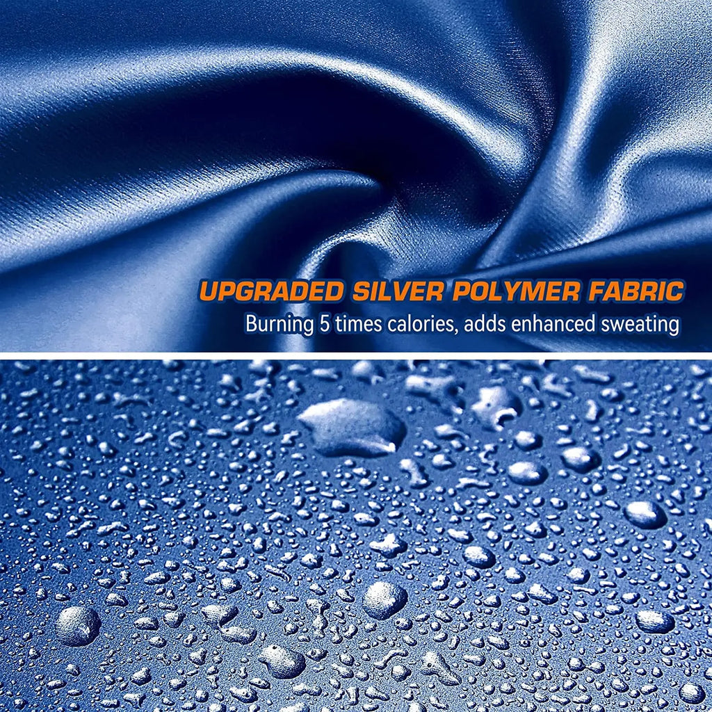 Sweat Vest Sauna Sweat Suit for Women Sauna Shirt Shapewear Blue