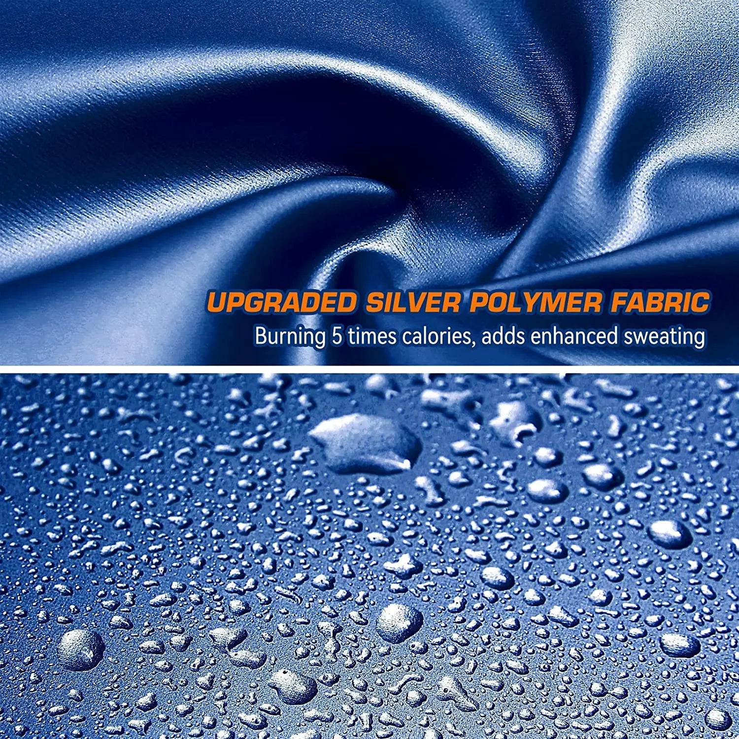 Sweat Vest Sauna Sweat Suit for Women Sauna Shirt Shapewear Blue