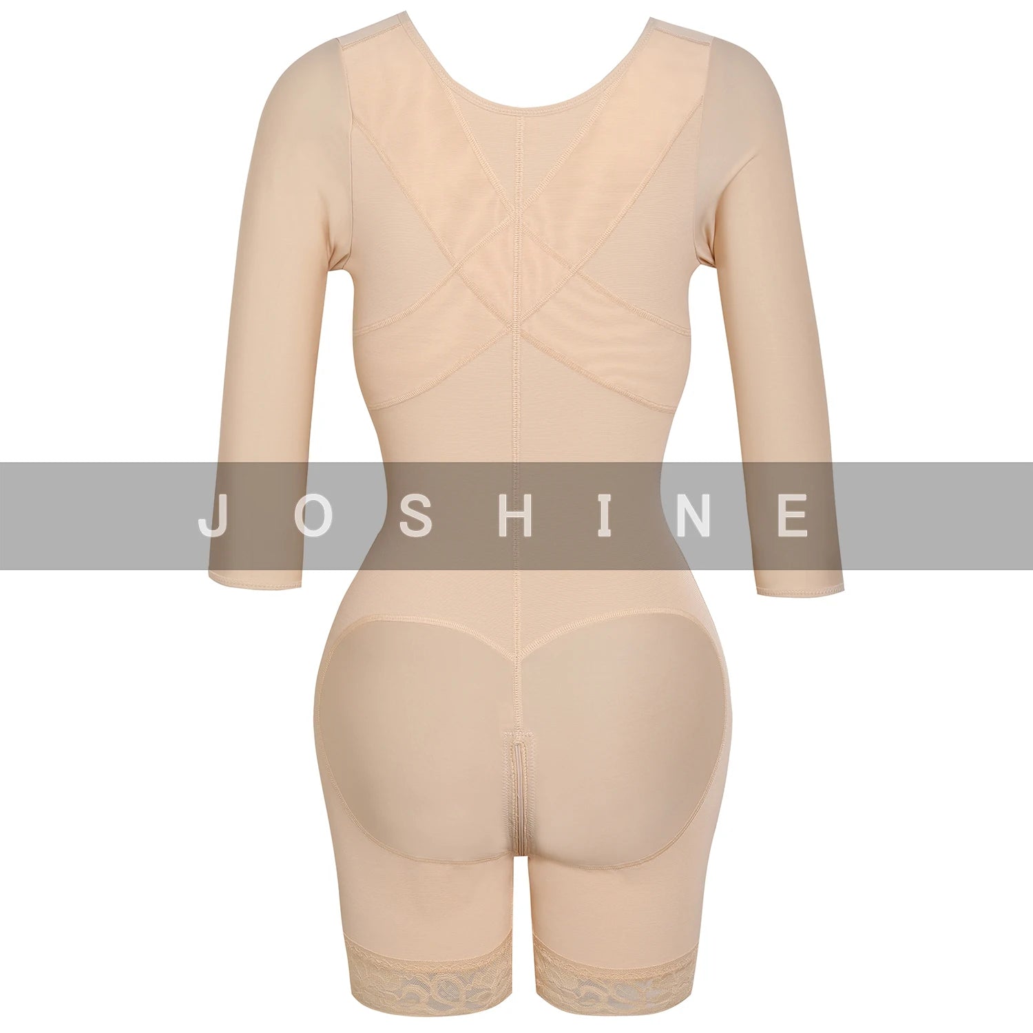 Women Faja Colombiana Postquirúrgica Shapewear Belts For Women Remove The Belly Breasted With Sleeved Bodysuit