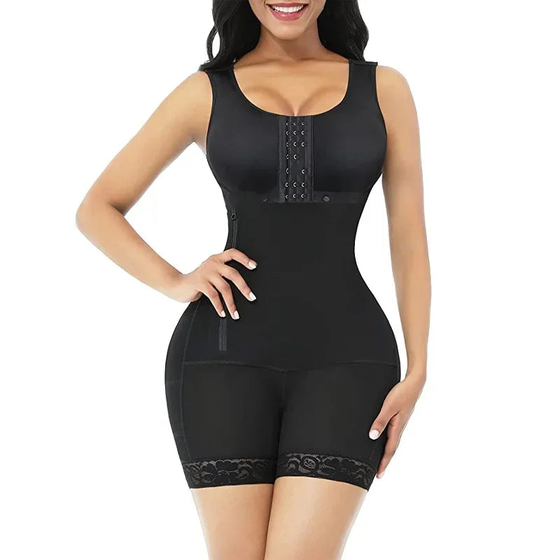 AfruliA Full Body Shapers Fajas Colombianas Girdles Bodysuits Corset Postpartum Belt Slimming Underwear Waist Trainer Shapewear
