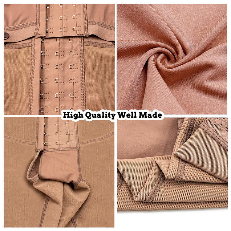 Full Body Colombian Girdles Shaper High Compression Bodysuits Postoperative Postpartum Lipo Arm Slimmer Waist Reducing Shapewear