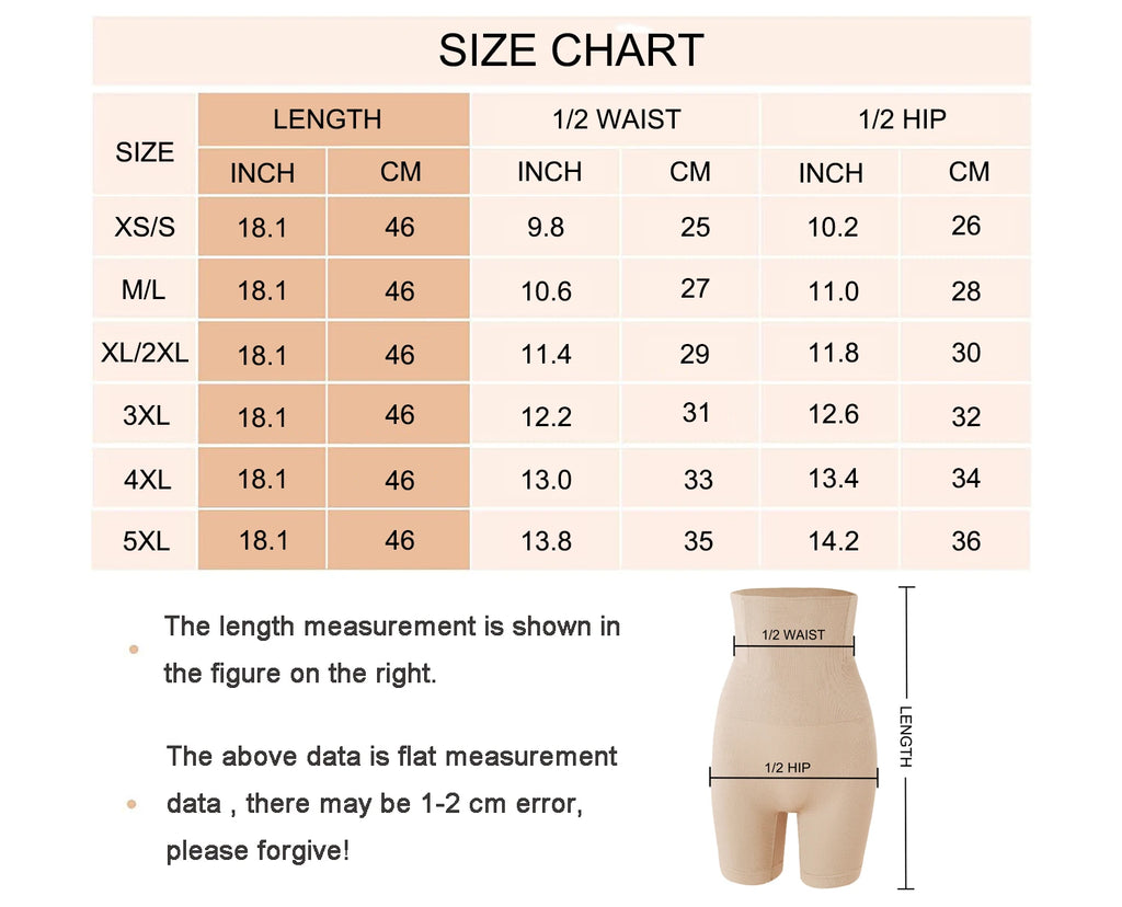 Shapewear for Women High Waist Trainer Panties Tummy Control Hip Butt Lifter Shorts Slimming Sheath Ladies Mid Thigh Body Shaper