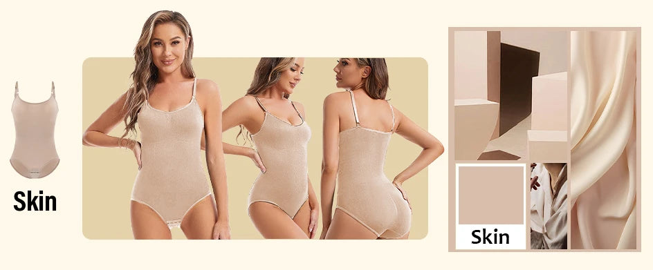 Women Slimming Shapewear Seamless Slimming Butt Lifter Full Body Shaper Smooth Out Bodysuit Open Crotch High Elastic Body Suits