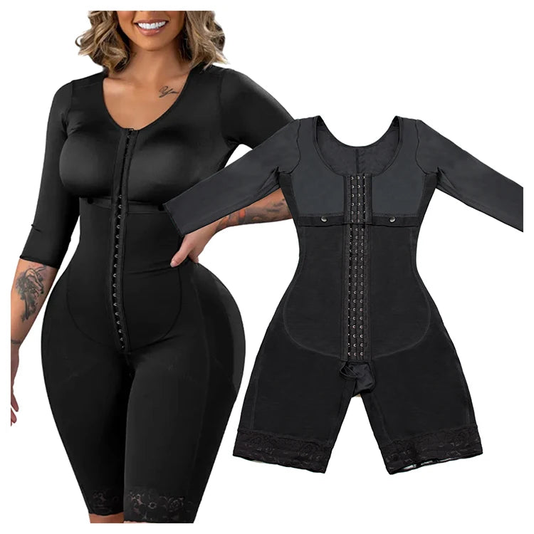 Girdles Shapewear Faja Colombianas Shaper Bodysuits Tummy Slimming Corset Full Body Reducer Postpartum Carving Bodices Sheath