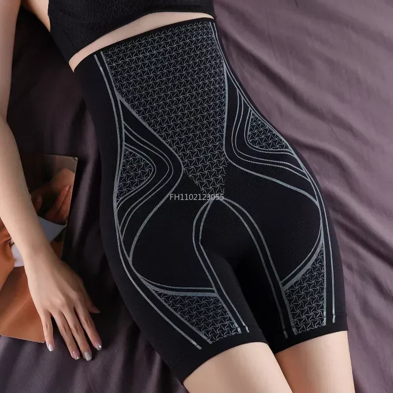 Seamless High Waist Shaping Panties Women Shorts Hip Lift Flat Belly Body Shaper Weight Loss Underwear Safety Pants Boxer Briefs